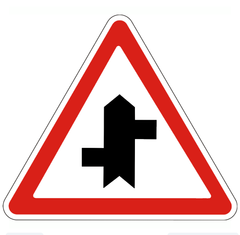 Дорожній знак 1.23.4, Тимчасова (3 роки), Композит 3 мм, 1 типорозмір
