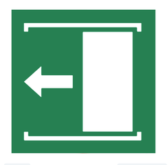 Знак Двері розсуваються вліво