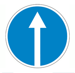 Дорожній знак 4.1, Тимчасова (3 роки), Композит 3 мм, 1 типорозмір