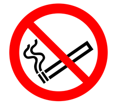 Знак Запрещается курить