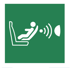 Знак Система виявлення наявності та орієнтації дитячого сидіння