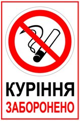 Варианты знаков Курение запрещено